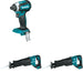 Makita XRJ05Z[2] Recipro Saw W/ FREE XDT13Z Impact Driver