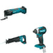 Makita XRJ05Z Recipro Saw W/ XMT03Z Oscillating Multi-Tool and FREE XDT13Z Impact Driver