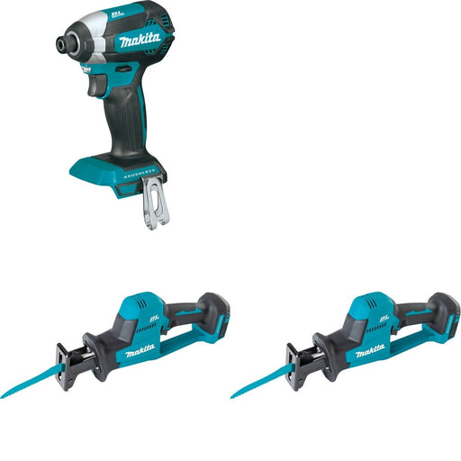 Makita XRJ08Z[2] Recipro Saw W/ FREE XDT13Z Impact Driver