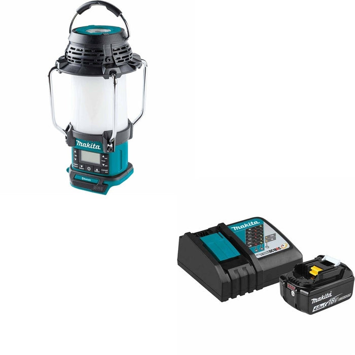Makita XRM13 18V LXT Lithium-Ion Cordless Bluetooth Radio/LED Lantern W/ ADBL1840BDC1 Battery