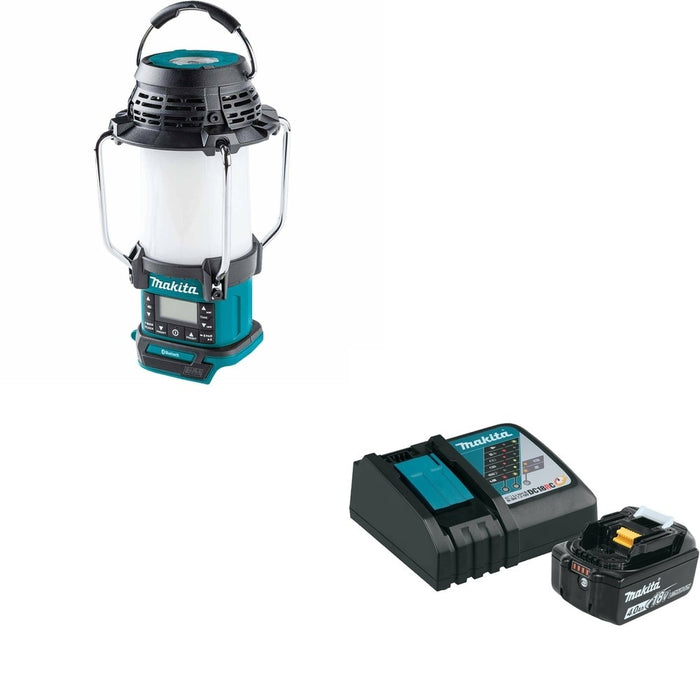 Makita XRM13 18V LXT Lithium-Ion Cordless Bluetooth Radio/LED Lantern W/ BL1840BDC1 Battery