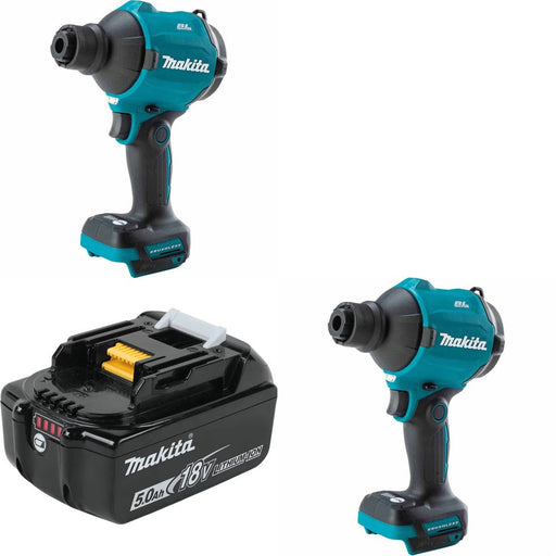 Makita XSA01Z High Speed Blower/Inflator, 2 Pack Kit W/ FREE BL1850B 5.0Ah Battery