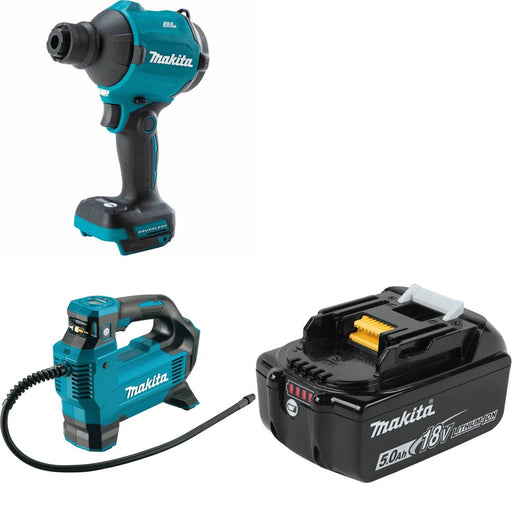Makita XSA01Z High Speed Blower/Inflator Kit W/ DMP181ZX Inflator and FREE BL1850B Battery