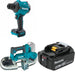 Makita XSA01Z High Speed Blower/Inflator Kit W/ XBP04Z Band Saw and FREE BL1850B Battery