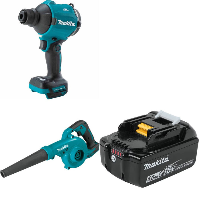 Makita XSA01Z High Speed Blower/Inflator Kit W/ XBU05Z Blower and FREE BL1850B Battery