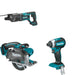 Makita XSC03Z Metal Cutting Saw W/ XRH04Z Rotary Hammer and FREE XDT13Z Impact Driver