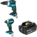 Makita XSF05Z Screwdriver Kit W/ Impact Driver and FREE 5.0Ah Battery