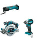 Makita XSH03Z Circular Saw W/ XMT03Z Oscillating Multi-Tool and FREE XDT13Z Impact Driver