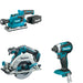 Makita XSH03Z Circular Saw W/ XOB03Z Finishing Sander and FREE XDT13Z Impact Driver