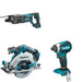 Makita XSH03Z Circular Saw W/ XRH04Z Rotary Hammer and FREE XDT13Z Impact Driver