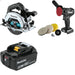 Makita XSH04ZB 18V Circ Saw w/ XVP01ZB Polisher/Sander, & FREE 18V Battery