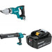 Makita XSJ03Z Straight Shear Kit W/ Caulk Gun and FREE Battery