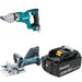 Makita XSJ03Z Straight Shear Kit W/ Plate Joiner and FREE Battery