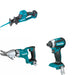 Makita XSJ05Z Fiber Cement Shear W/ XRJ08Z Recipro Saw and FREE XDT13Z Impact Driver