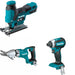 Makita XSJ05Z Fiber Cement Shear W/ XVJ05Z Jig Saw and FREE XDT13Z Impact Driver
