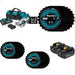 Makita XSR01PT Rear Handle 7-1/4" Saw Kit W/ B-61656 Blades, 3 Pack and FREE BL1850B-2 Batteries