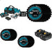 Makita XSR01PT Rear Handle 7-1/4" Saw Kit W/ B-61656 Blades, 3 Pack and FREE BL1850B-2 Batteries