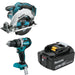 Makita XSS02Z Circular Saw Kit W/ XPH12Z Driver-Drill and FREE BL1850B Battery