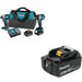 Makita XT296ST 18V LXT 2?Pc Combo Kit W/ FREE BL1850B 5.0Ah Battery