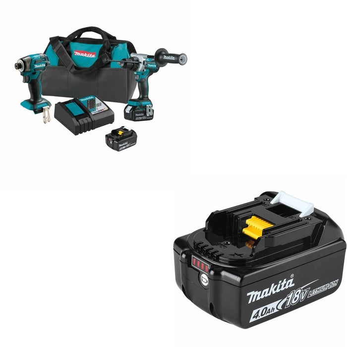 Makita XT297T 2 Pc. Combo W/ ADBL1840B Outdoor Adventure 18V LXT Lithium-Ion 4.0Ah Battery