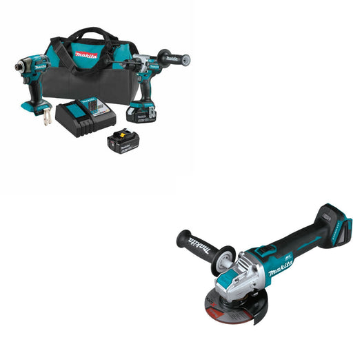 Makita XT297T 18V LXT Li-Ion 2 Pc. Combo Kit W/ FREE XAG25Z 18V LXT Grinder