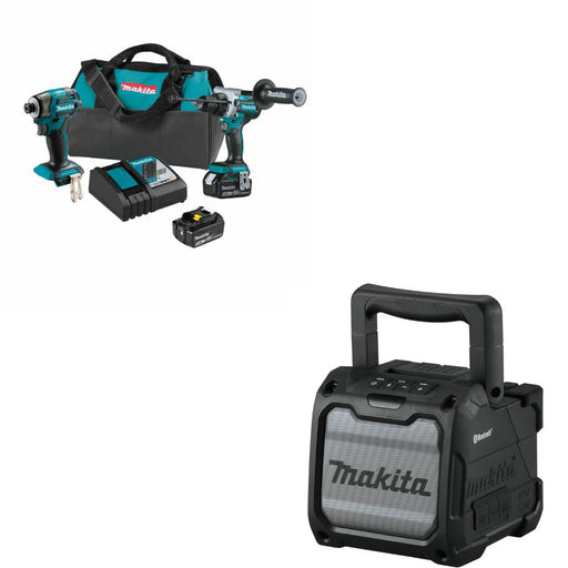 Makita XT297T 18V LXT Li-Ion 2 Pc. Combo Kit W/ FREE XRM08B 18V/12V Speaker