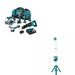 Makita XT617T 18V LXT 6 Pc. Combo Kit W/ FREE DML813 Tower Work Light