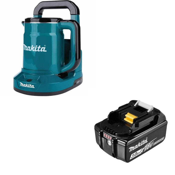 Makita XTK01Z 36V (18V X2) LXT Hot Water Kettle W/ BL1830B 18V LXT Lithium-Ion 3.0Ah Battery