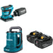 Makita XTK01Z 36V (18V X2) LXT Hot Water Kettle W/ XOB02Z 1/4 Sheet and BL1850B-2 5.0Ah Battery