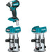 Makita XTR01Z[2] Compact Router W/ FREE XDT13Z Impact Driver