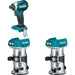 Makita XTR01Z[2] Compact Router W/ FREE XDT13Z Impact Driver