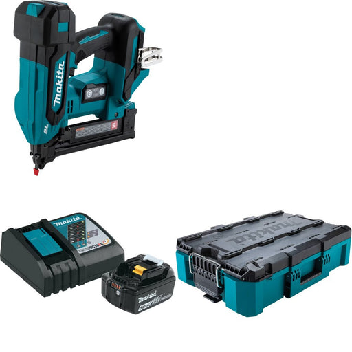 Makita XTS02Z 18V Narrow Crown Stapler Kit W/ BL1850BDC1 Battery/Charger and FREE T-90037 Tool Box