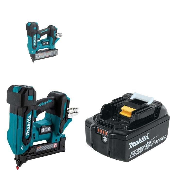 Makita XTS02Z Stapler W/ XNB04Z Brad Nailer and FREE BL1860B Battery