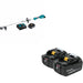 Makita XUX02SM1X1 Couple Shaft Power W/ BL1850B-2 18V LXT Lithium-Ion 5.0Ah Battery, 2 Pack