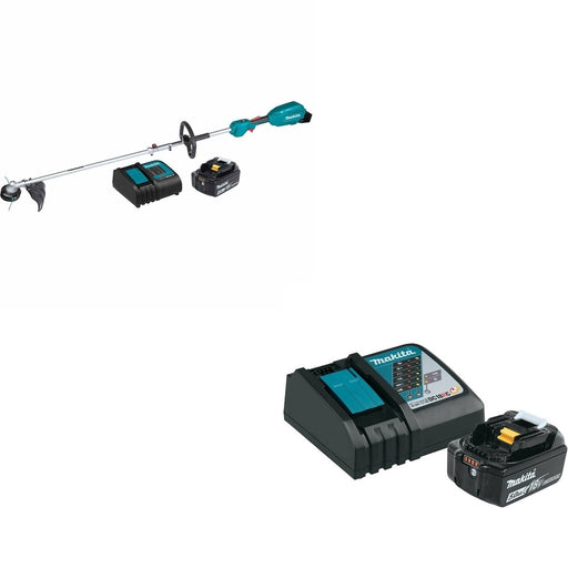 Makita XUX02SM1X1 Couple Shaft W/ BL1850BDC1 18V LXT Li-Ion Battery and Charger Starter Pack