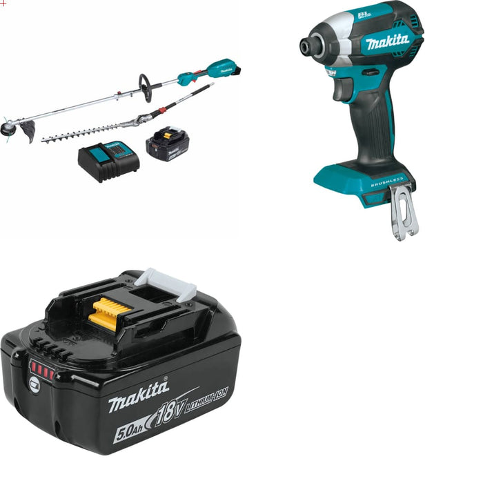 Makita XUX02SM1X2 18V Power Head Kit w/ FREE XDT13Z 18V Impact Driver & Battery