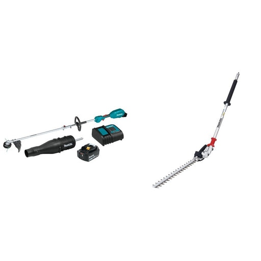 Makita XUX02SM1X3 18V LXT Couple Shaft Power Head W/ FREE EN402MP Trimmer