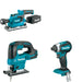 Makita XVJ04Z Jig Saw W/ XOB03Z Finishing Sander and FREE XDT13Z Impact Driver