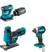 Makita XVJ05Z Jig Saw W/ XOB02Z Finishing Sander and FREE XDT13Z Impact Driver