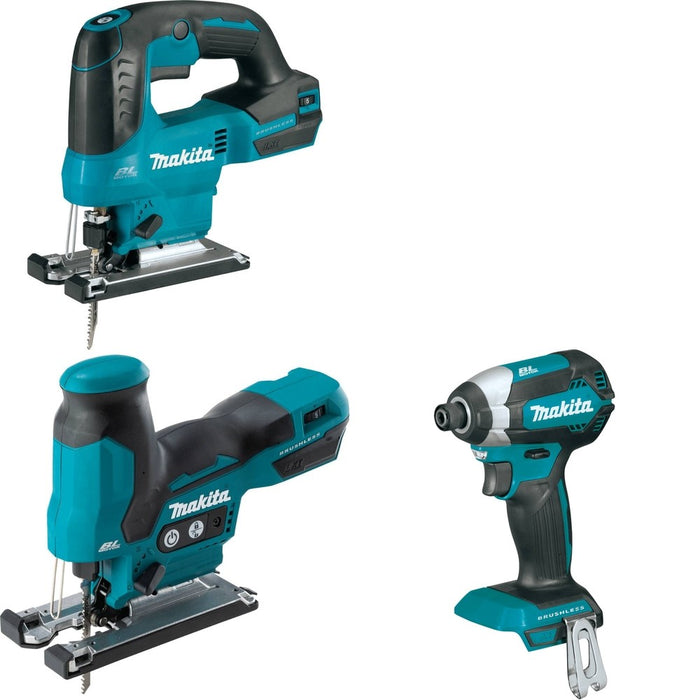 Makita XVJ05Z Jig Saw W/ XVJ04Z Jig Saw and FREE XDT13Z Impact Driver
