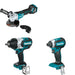 Makita XWT08Z Impact Wrench W/ XAG20Z Cut-Off/Angle Grinder and FREE XDT13Z Impact Driver
