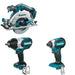 Makita XWT08Z Impact Wrench W/ XSH03Z Circular Saw and FREE XDT13Z Impact Driver