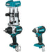Makita XWT08Z Impact Wrench W/ XTR01Z Compact Router and FREE XDT13Z Impact Driver