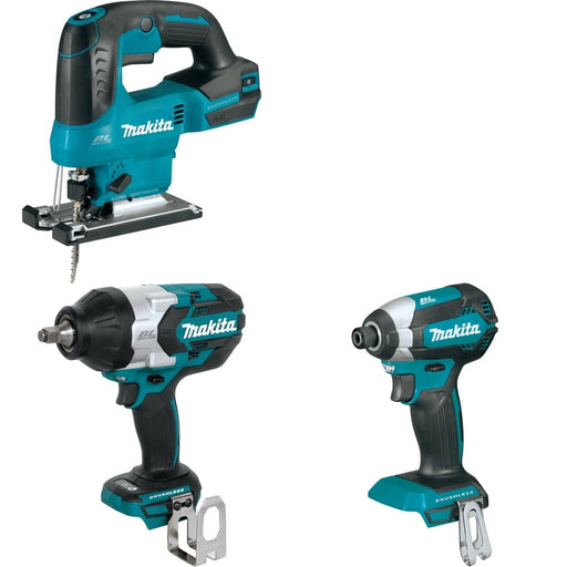 Makita XWT08Z Impact Wrench W/ XVJ04Z Jig Saw and FREE XDT13Z Impact Driver