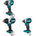 Makita XWT08Z Impact Wrench W/ XWT18Z Impact Wrench and FREE XDT13Z Impact Driver