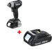 Makita XWT12RB 18V 3/8" Sq Drive Impact Wrench Kit w/ FREE BL1820B 18V Battery