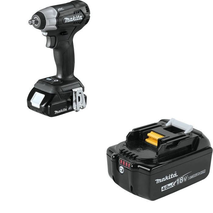 Makita XWT12RB SubCompact Brushless 3/8" Sq Drive Impact Wrench Kit W/ BL1840B 4.0Ah Battery