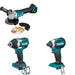 Makita XWT18Z Impact Wrench W/ XAG09Z Angle Grinder and FREE XDT13Z Impact Driver