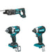 Makita XWT18Z Impact Wrench W/ XRH04Z Rotary Hammer and FREE XDT13Z Impact Driver