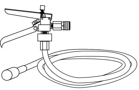 Gardner Bender 1105A Operating Valve Assy W/ 12' Hose